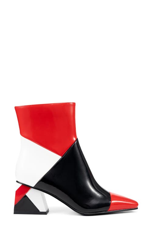 Ninety Union Sienna Colorblock Bootie In Multi