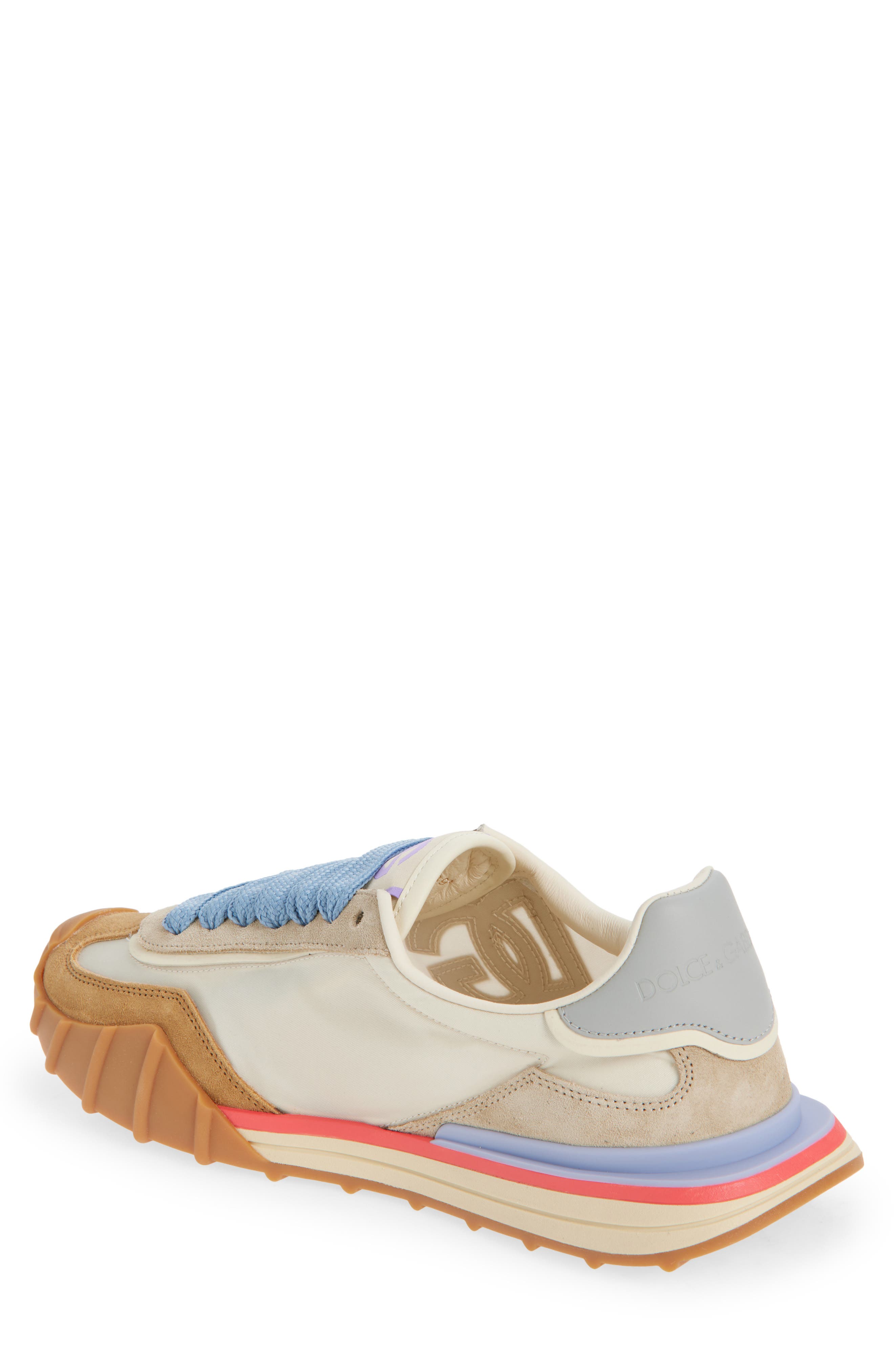 Dolce&Gabbana Athletic Sneaker, Alternate, color, Avorio/ Cammello