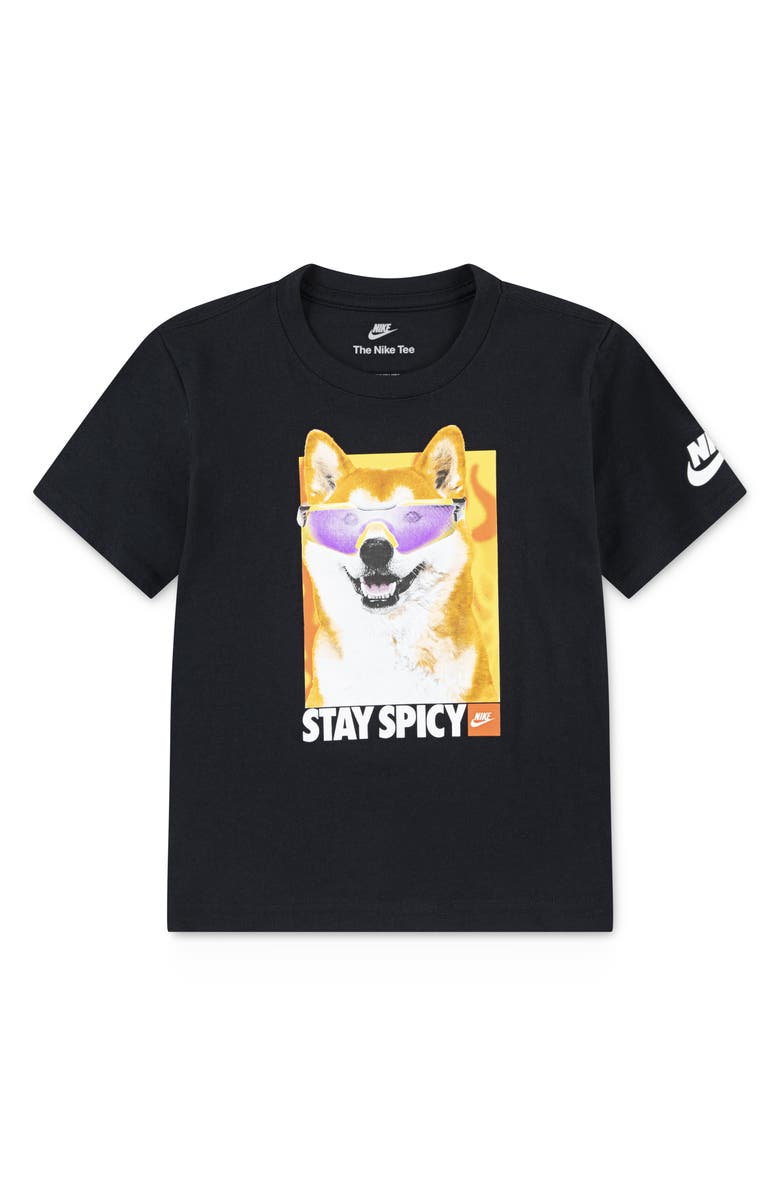 Nike Kids' Stay Spicy Graphic T-Shirt, Main, color, Black