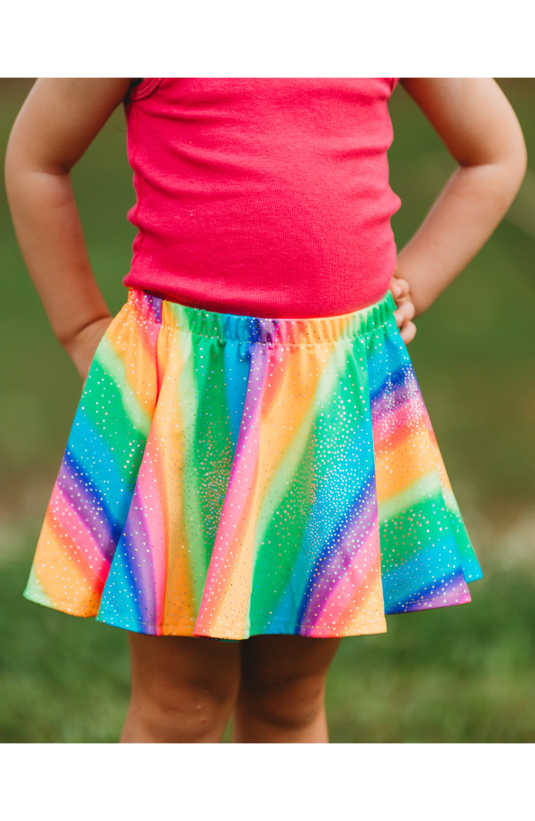 CITY THREADS Novelty Circle Skirt, Alternate, color, Rainbow Sparkle