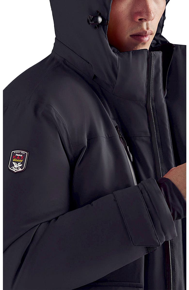 Triple F.A.T. Goose Staden Men's Down Parka, Alternate, color, Black