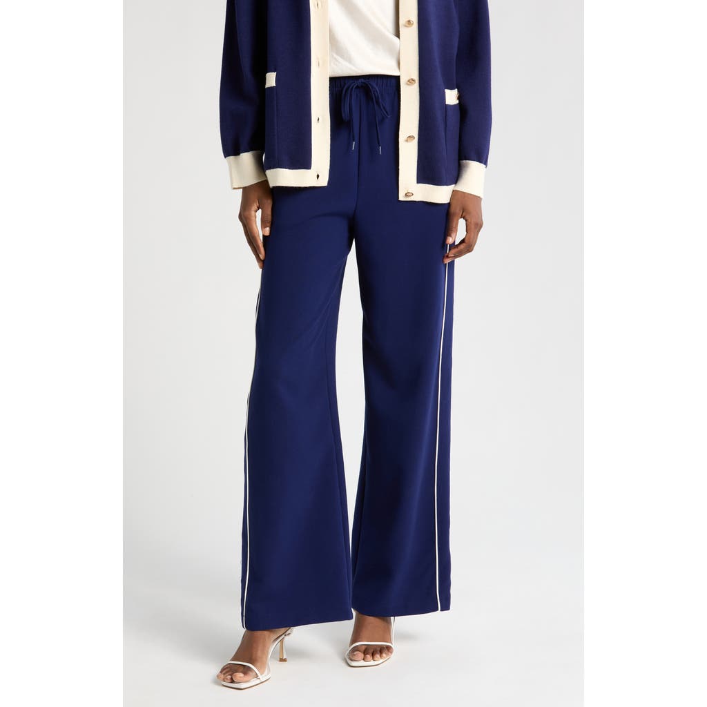 Wayf London Track Pants In Marine Blue