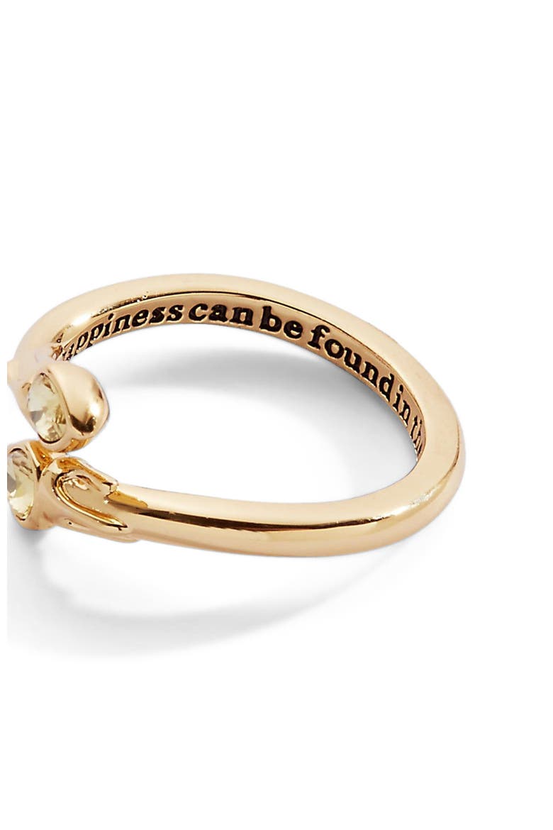 Harry Potter Great Hall Candle Wrap Ring, Alternate, color, Gold