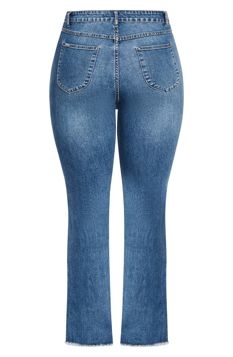 City Chic Classic Flare Leg Jeans, Alternate, color,