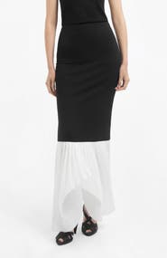 CO Peplum Skirt in Jersey