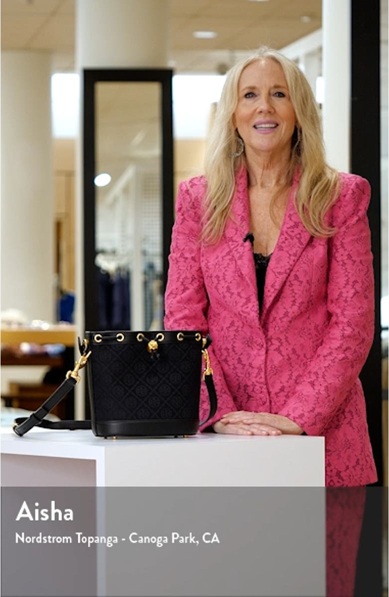 T Monogram Bucket Bag, sales video thumbnail