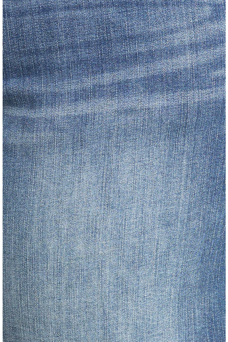 'Ab'Solution High Waist Denim Shorts (Nordstrom Exclusive), Alternate, color, BLUE ARTIS