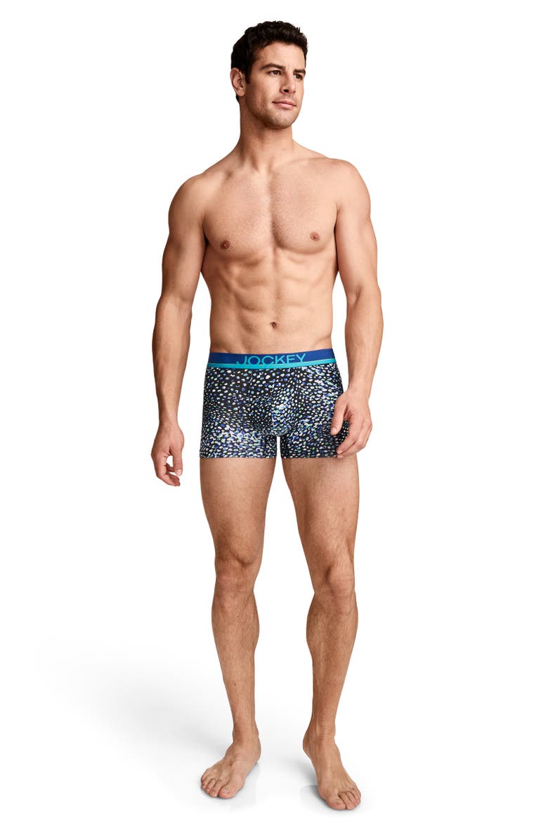 Mens True Style 4" Trunk - 3 Pack, Alternate, color, Drawn Leaves