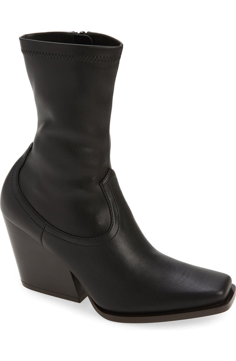 Stella McCartney Stretch Cowboy Bootie, Main, color,