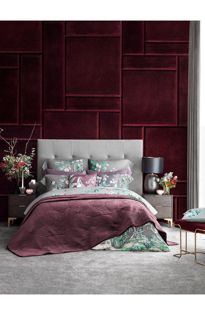 Togas Alfabia Bedcover, Alternate, color, Violet