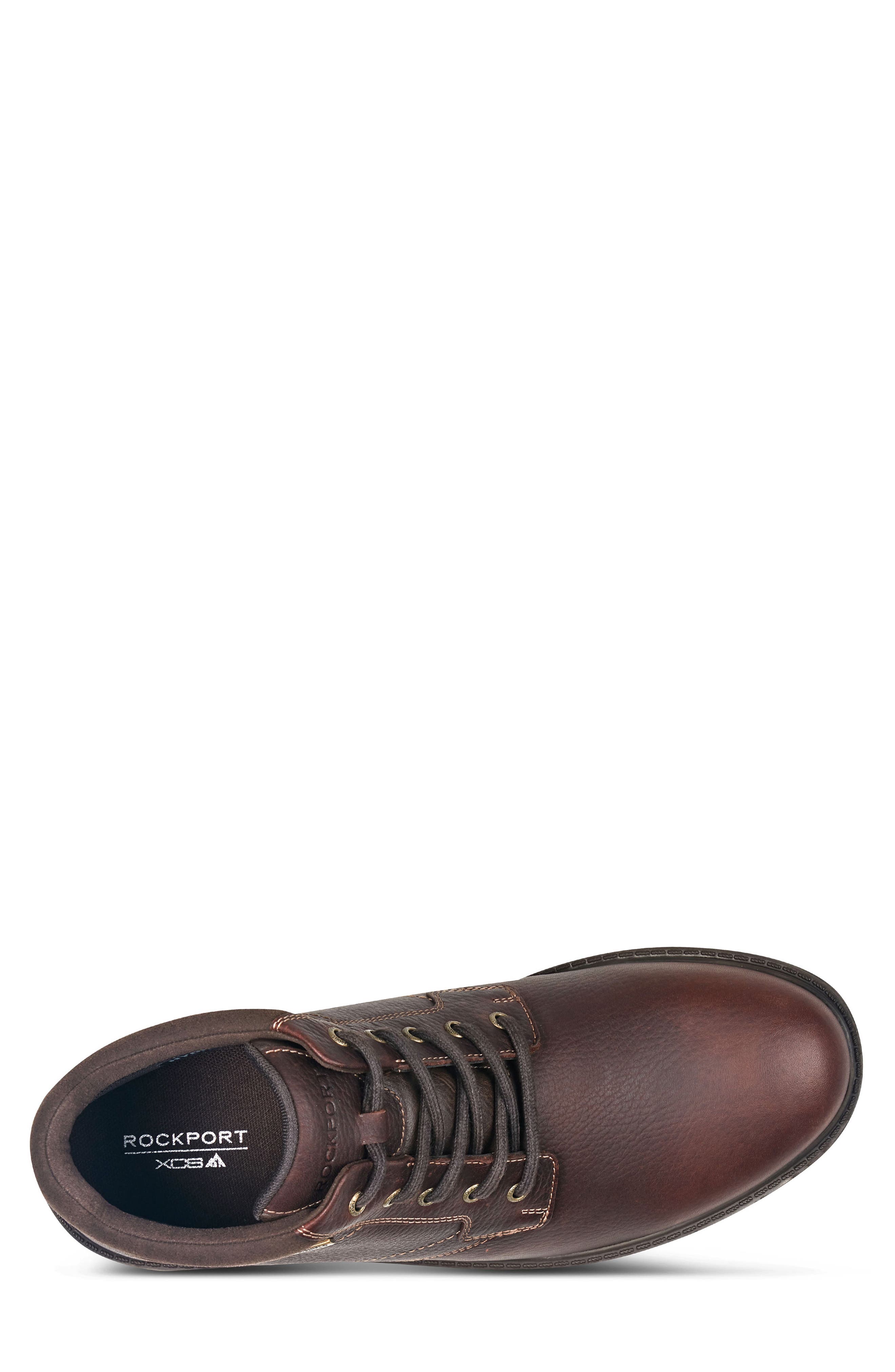 Plain Toe Waterproof Boot, Alternate, color, DARK BROWN 200