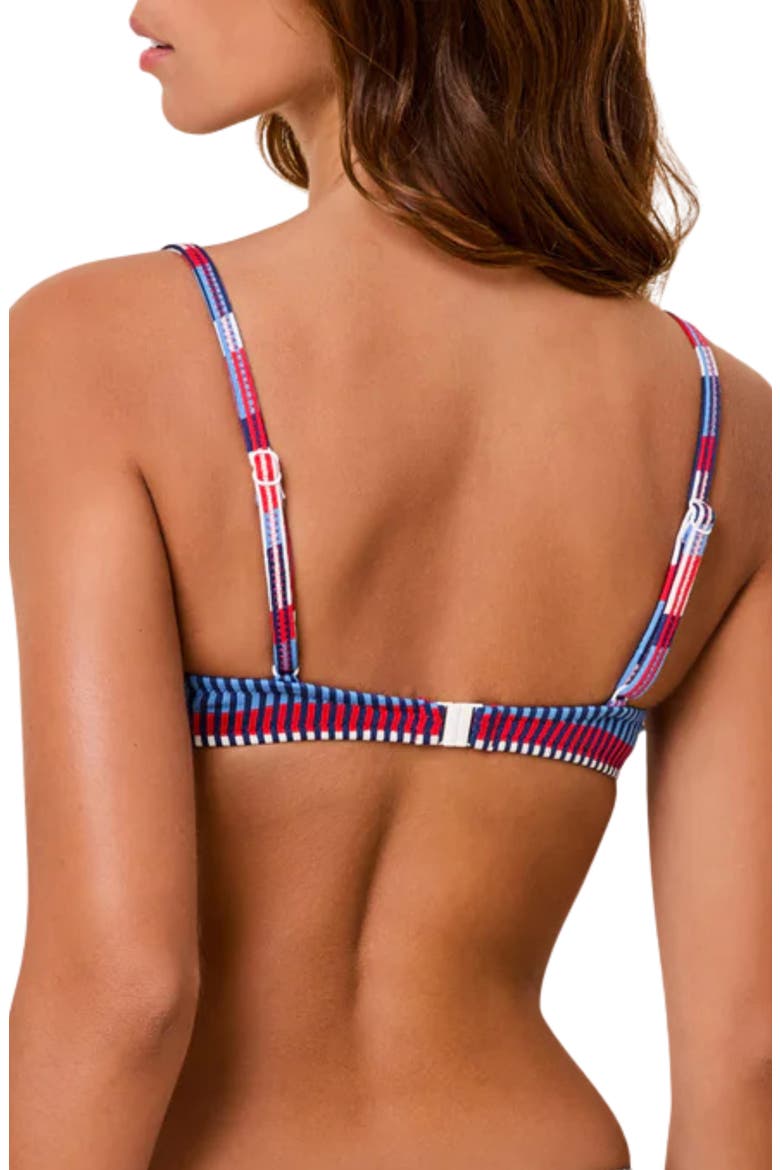 The Eva Underwire Bikini Top, Alternate, color, AMERICA TECHNICOLOR MOSAIC