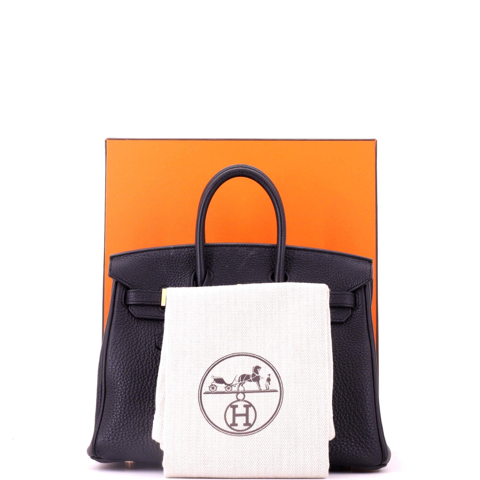 Pre-Owned Hermes Birkin Handbag Black Togo with Gold Hardware 25, Alternate, color, Noir