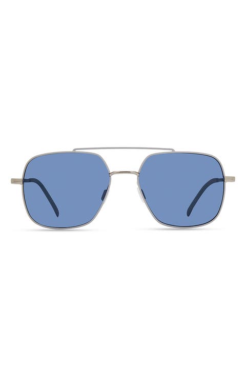 Trinidad 56mm Polarized Aviator Sunglasses