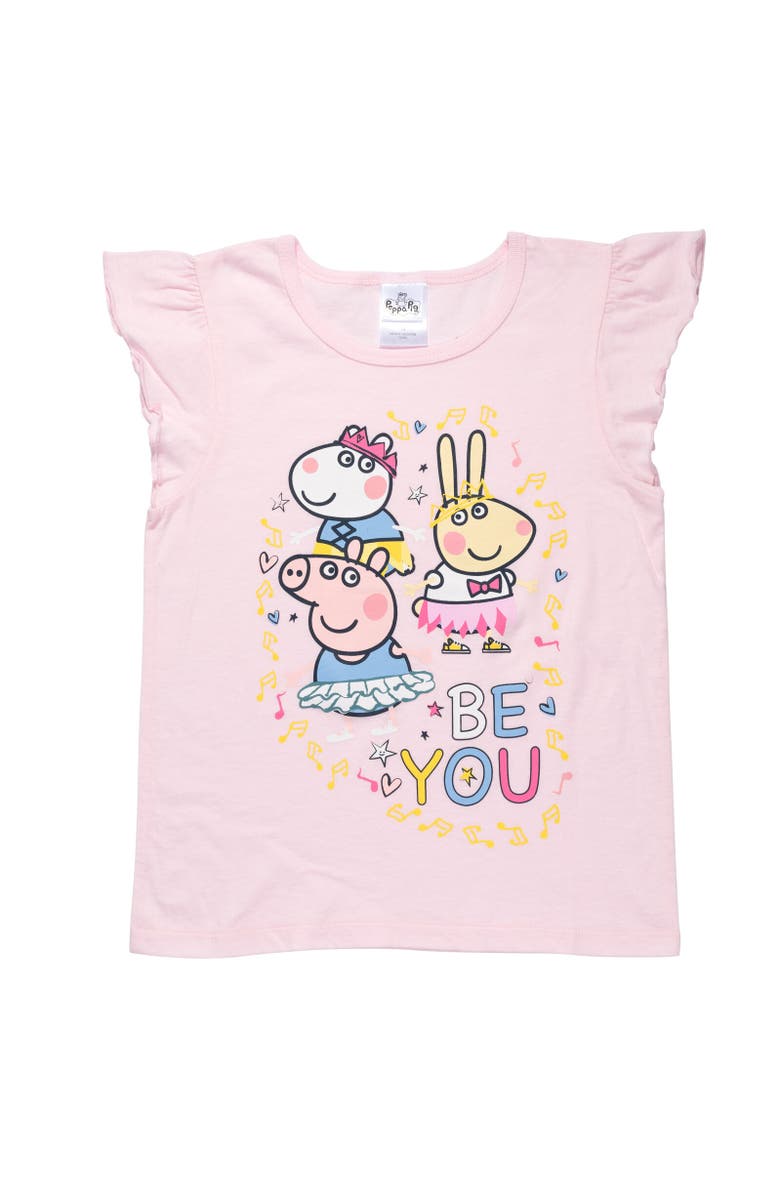 Peppa Pig 3-Pack T-Shirts, Alternate, color, White/Pink