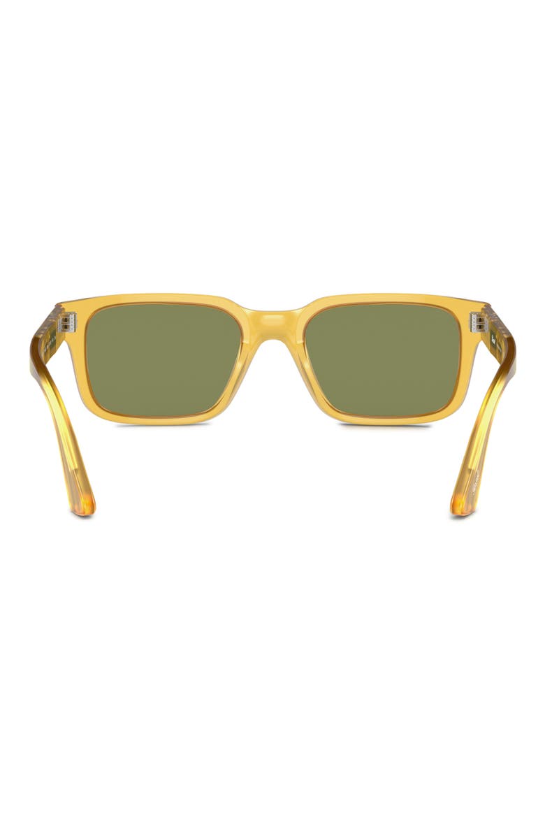 55mm Rectangular Sunglasses, Alternate, color, YELLOW