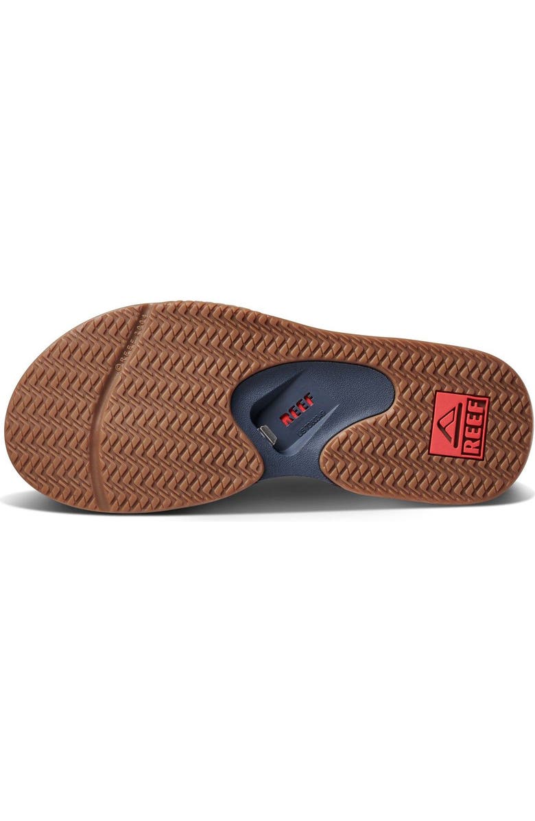 Reef Men's REEF Boston Red Sox Fanning Bottle Opener Sandals, Alternate, color,