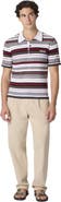 Missoni Striped Cotton Polo Shirt With Embroidered Logo Lettering