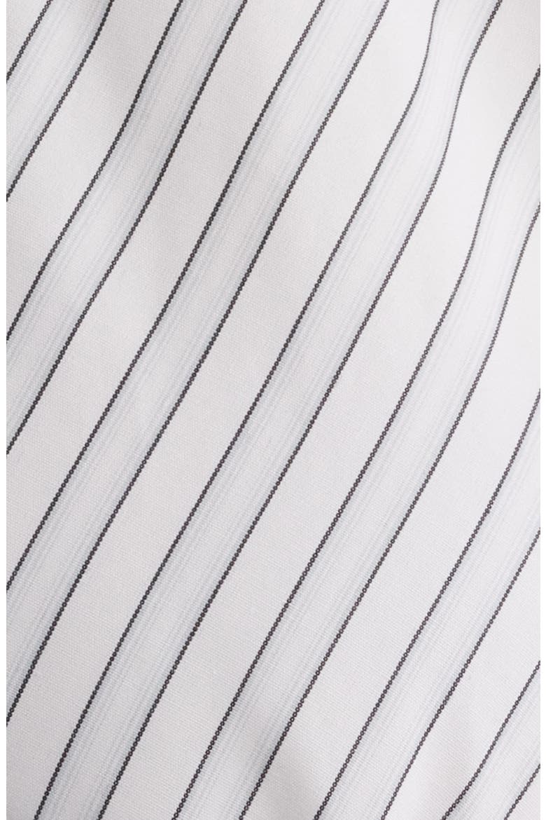 Bekania Stripe Cotton Wrap Top, Alternate, color, ARTIC ICE