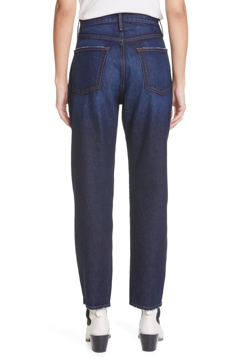 Le Original High Waist Slim Straight Leg Jeans, Alternate, color, HALLAM