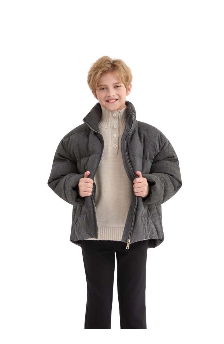 MOUSTACHE Puffer Jacket with High Collar, Alternate, color, Black