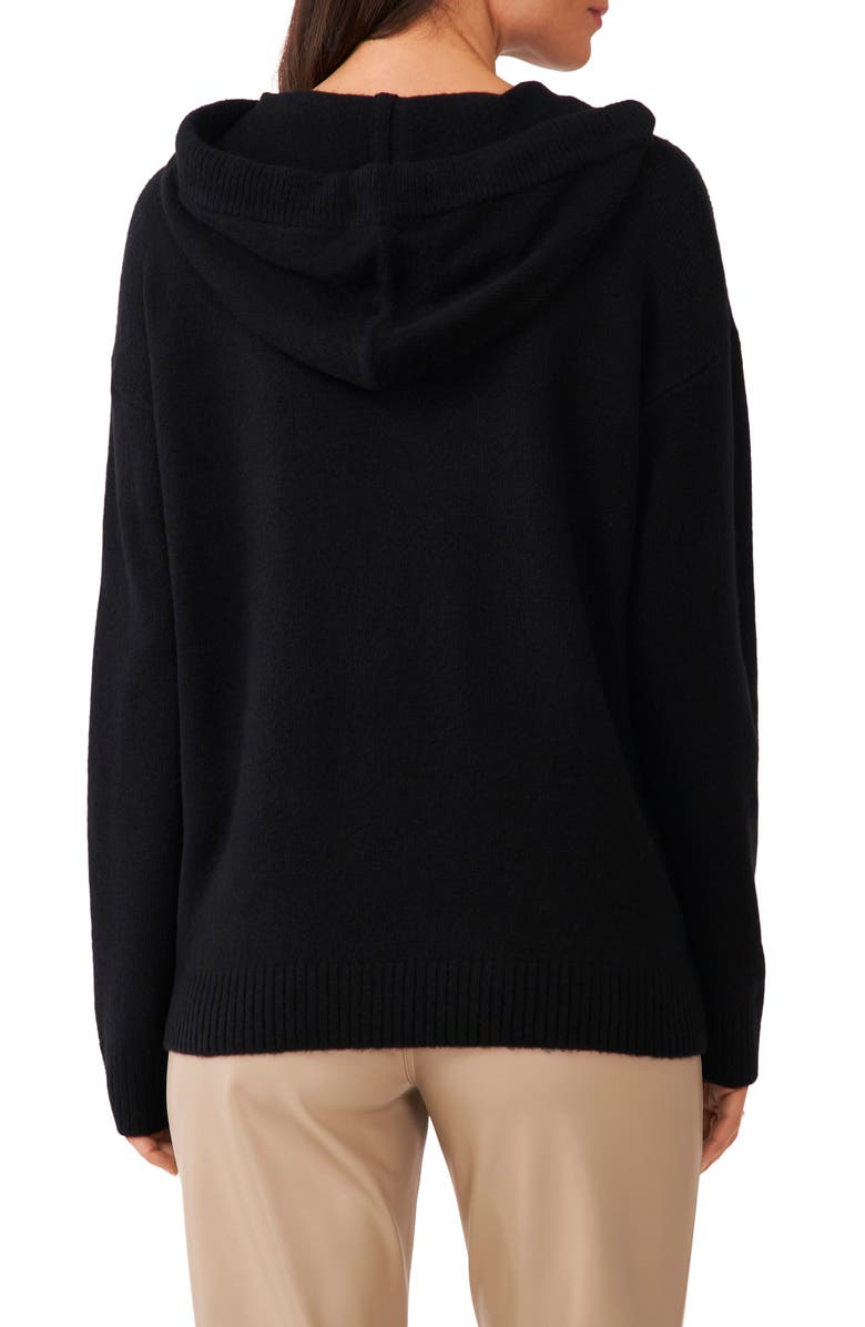 Vince Camuto Jersey Knit Hooded Sweater, Alternate, color,