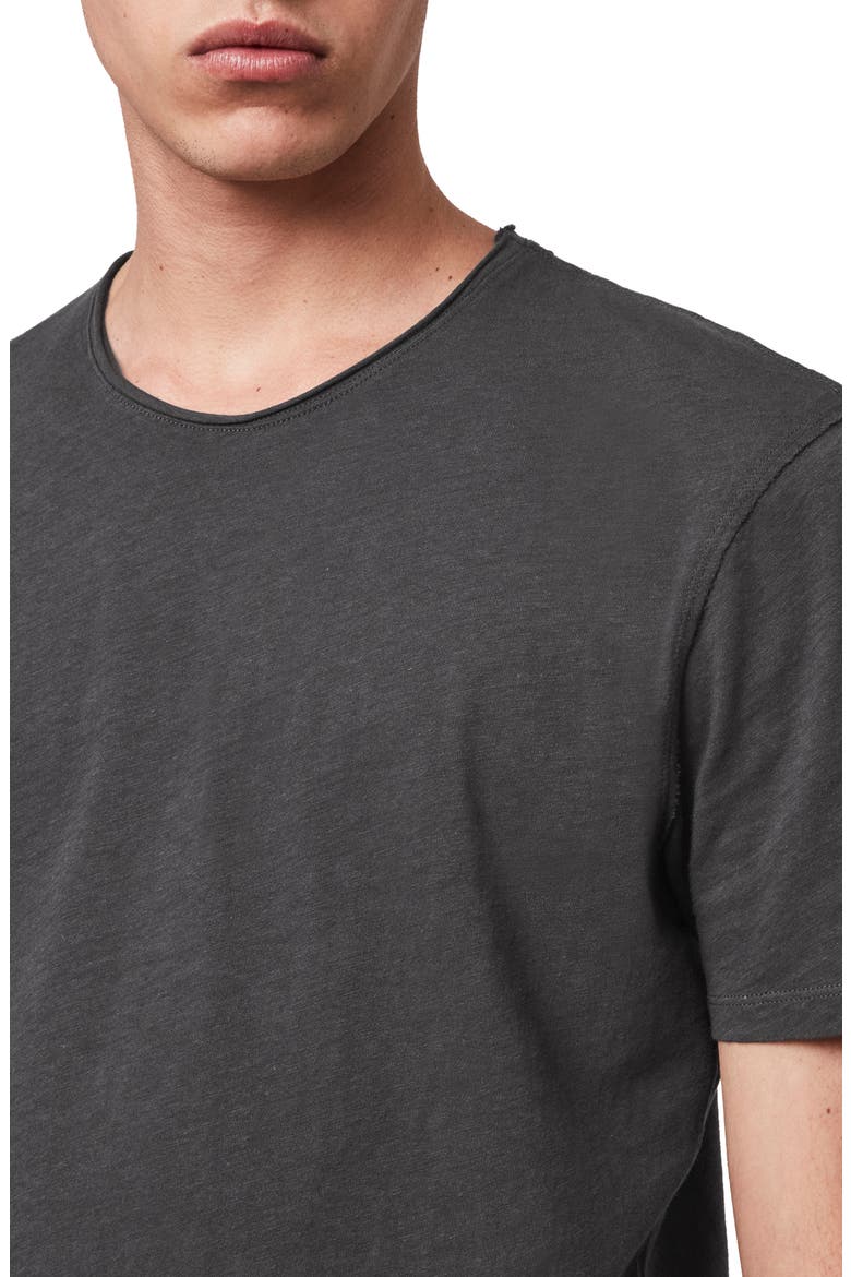 Slim Fit Crewneck T-Shirt, Alternate, color, WASHED BLACK