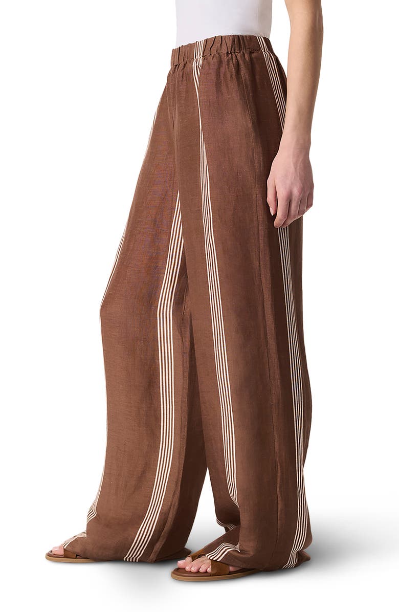 rag & bone Olivia Stripe Linen & Silk Pants, Alternate, color,