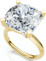 Bliss Diamond Certified 7Ct Cushion Diamond Engagement Ring 14k Gold Lab Grown
