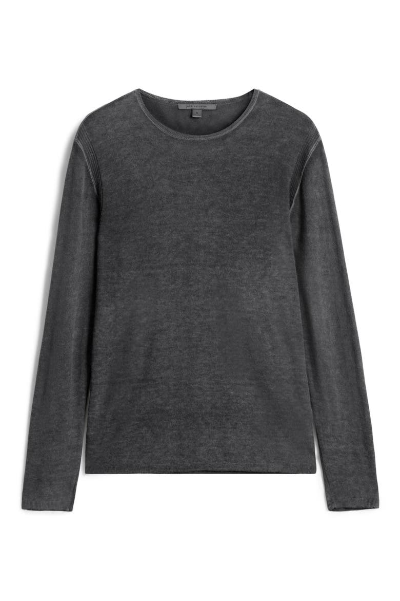 Silk & Cashmere Sweater, Alternate, color, LIGHT GREY