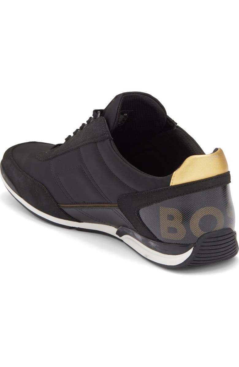BOSS Saturn Low Top Sneaker, Alternate, color, Black