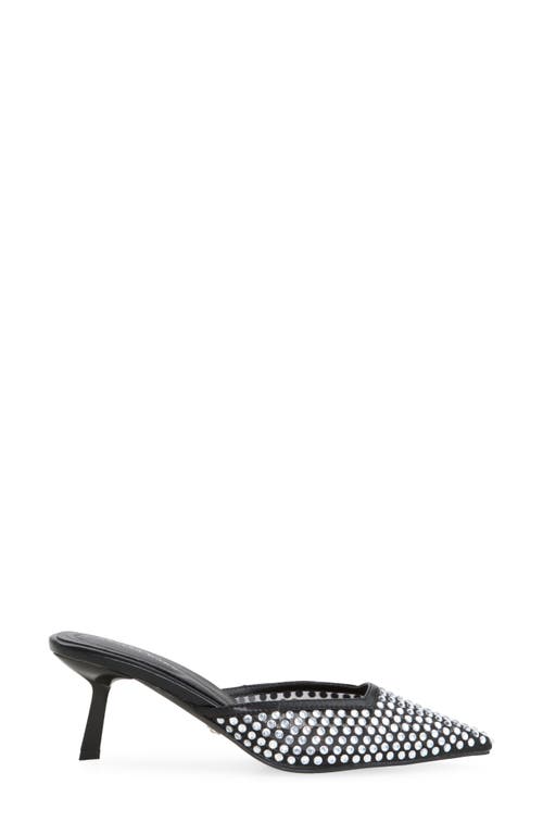 Azalea Wang Reanna Pointed Toe Mule In Silver