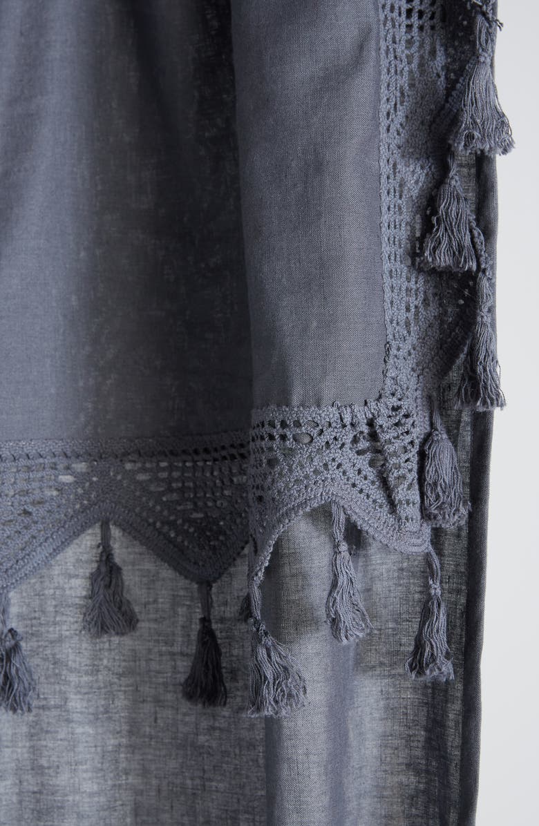 Anthropologie Home Tassel Shower Curtain, Alternate, color, 