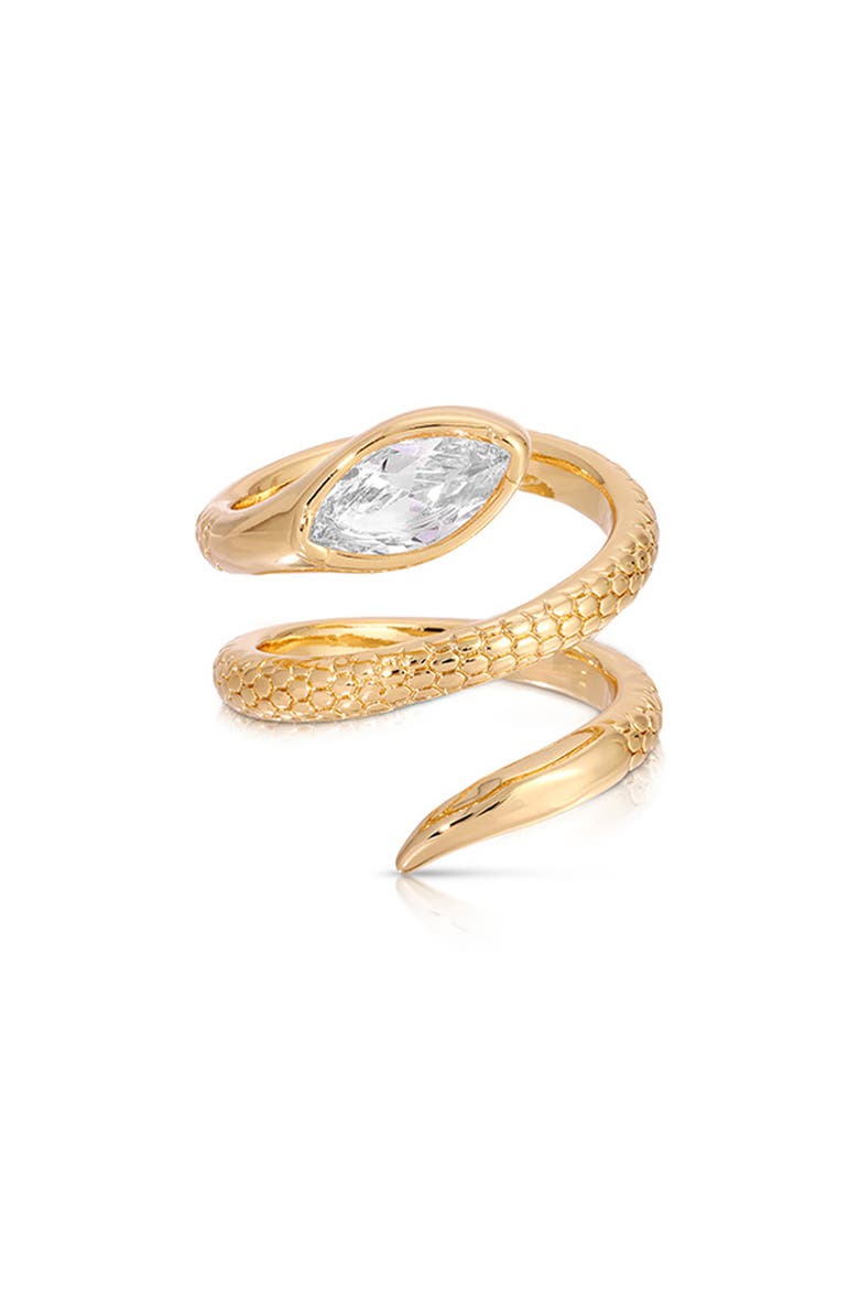 Marquise Coiled Ring, Alternate, color, GOLD