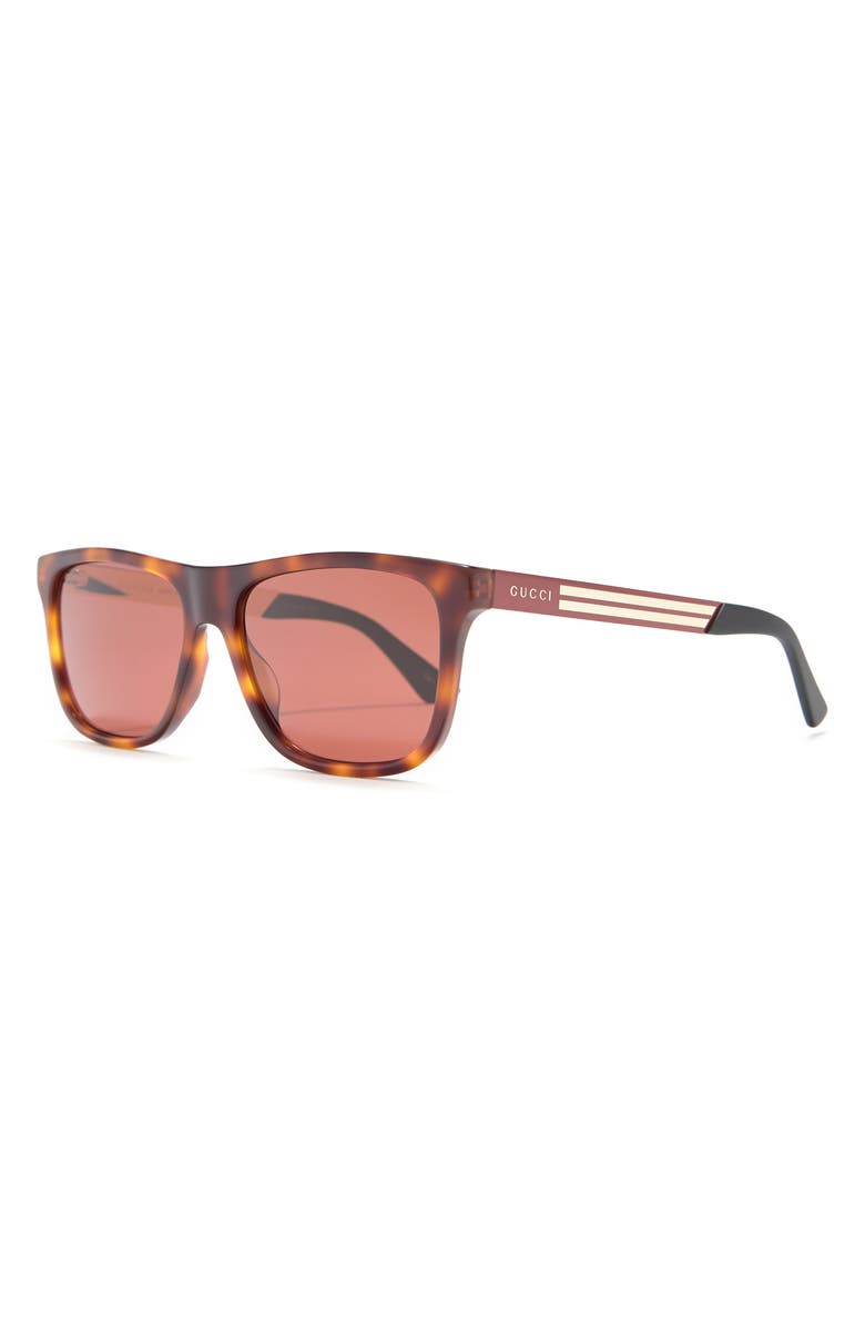 Gucci 57mm Square Sunglasses, Alternate, color,