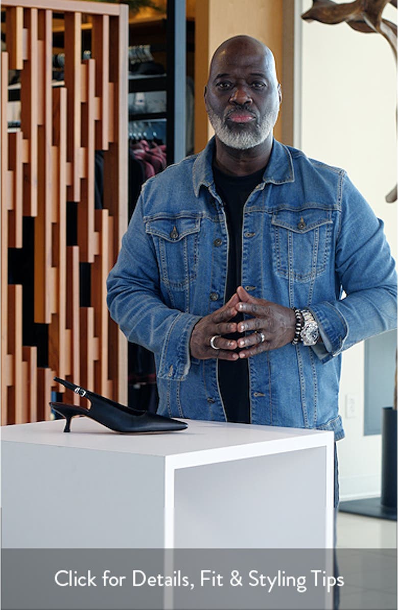 Sabra Slingback Kitten Heel Pump, sales video thumbnail