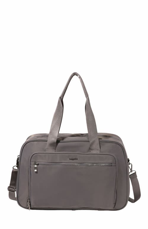 BAGGALLINI Getaway Split Case Duffel Weekender Bag in Smoke Twill at Nordstrom