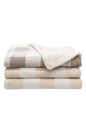 Woven & Weft Faux Shearling Reversible Blanket