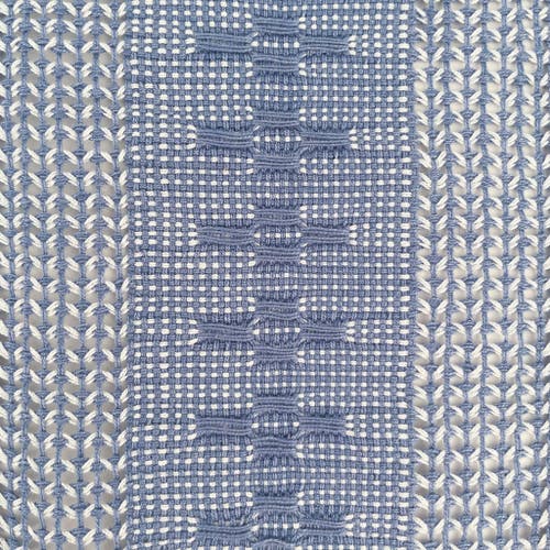 Mayan Hands Calado Table Runner In Purple
