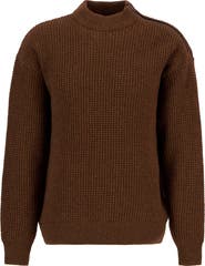 Barbour Gearstone Zip Shoulder Wool Sweater
