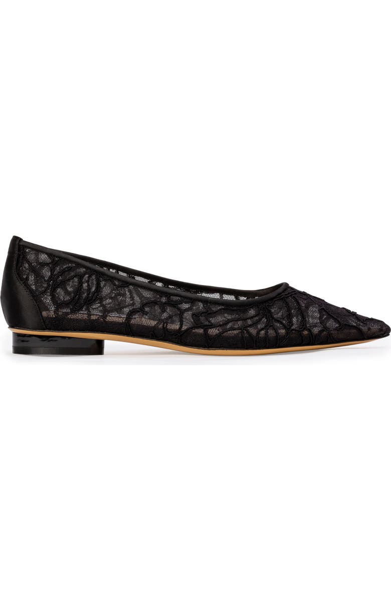 Anne Barge Jolie Flat, Main, color, Black Lace