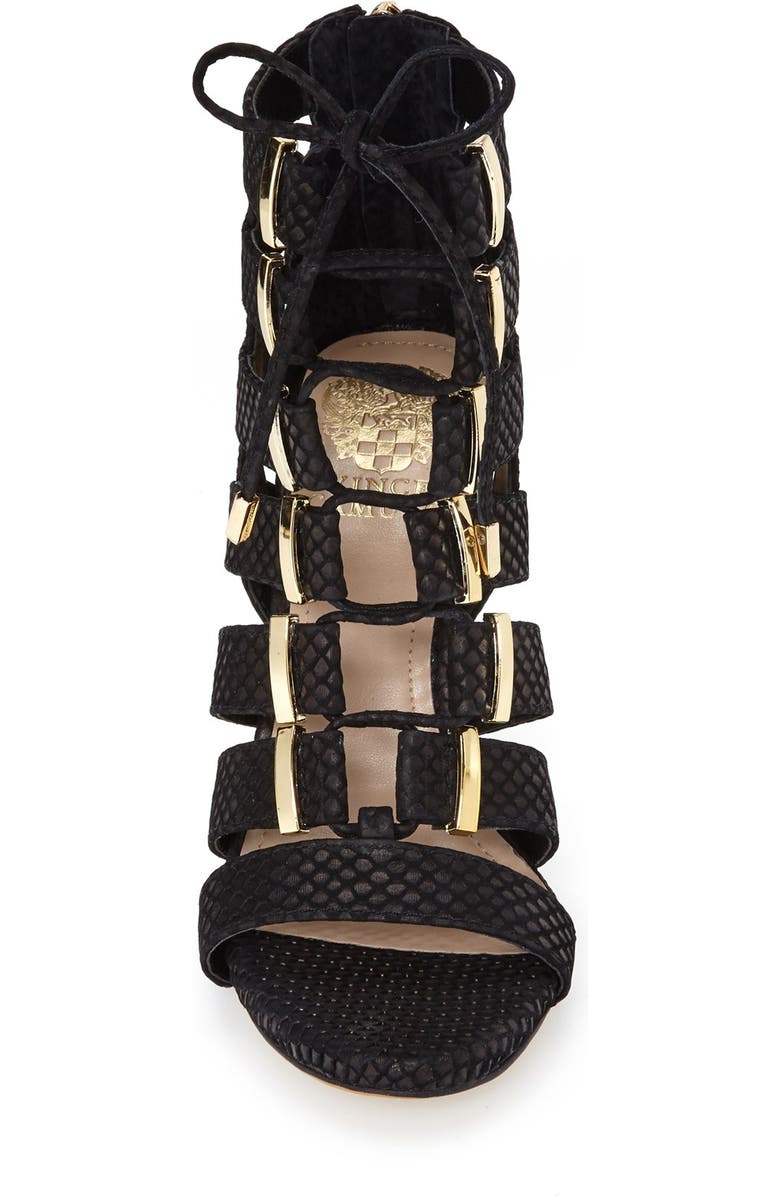 Vince Camuto 'Freshi' Snake Embossed Ghillie Sandal, Alternate, color,