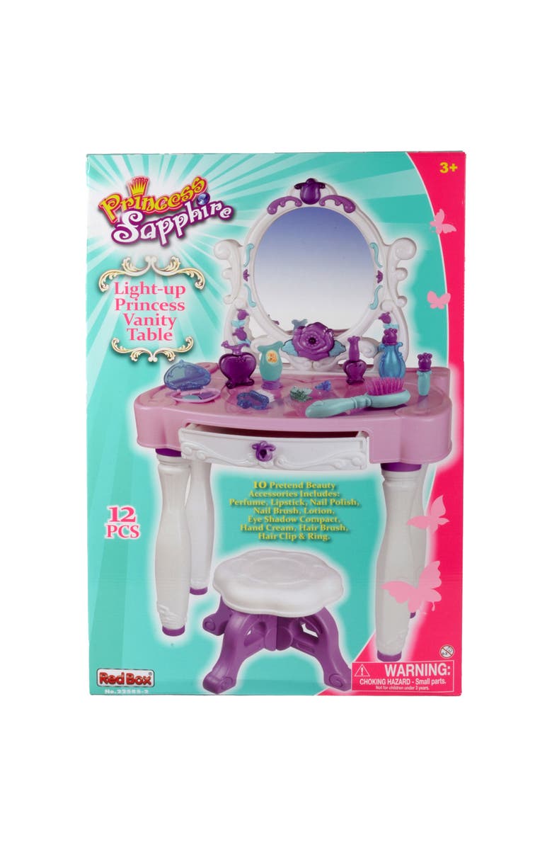 Red Box Light Up Princess Vanity Table, Alternate, color, Multicolored