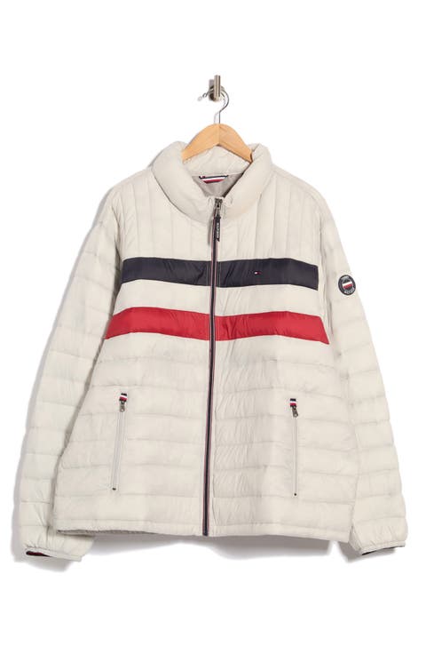 Faux Down Packable Puffer Jacket