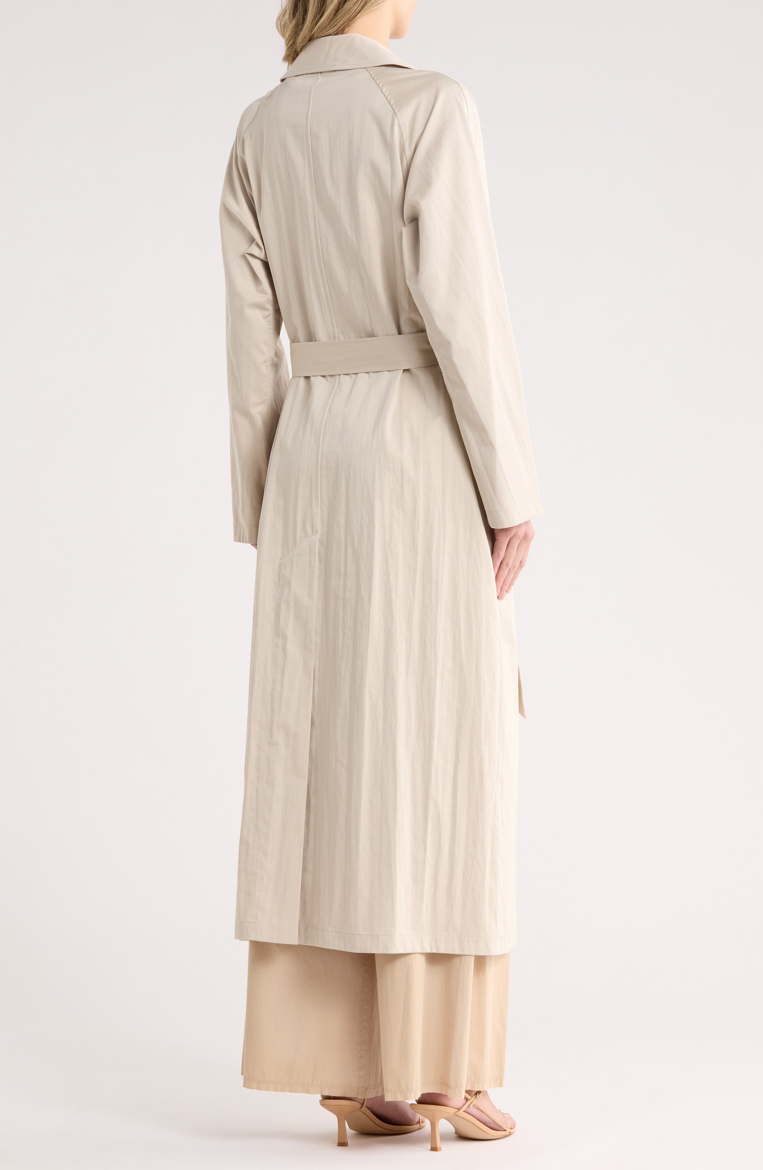 Back & Forth Cotton Blend Trench Dress - image 2