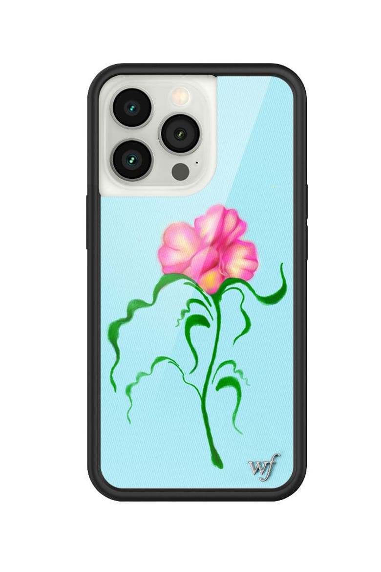 Dancing Flower iPhone Case, Alternate, color, Blue