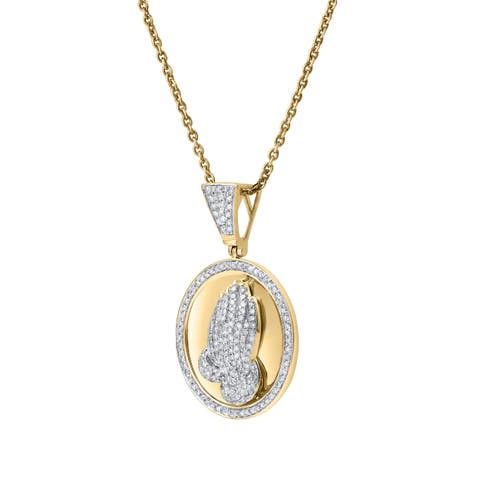 Virtue 10K Gold Diamond Pendant - 0.85 CT