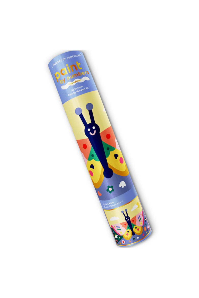Paint By Numbers, Spring Wings Art Craft Kit, 8.3 x 11.7 Inches, Alternate, color, Multicolored