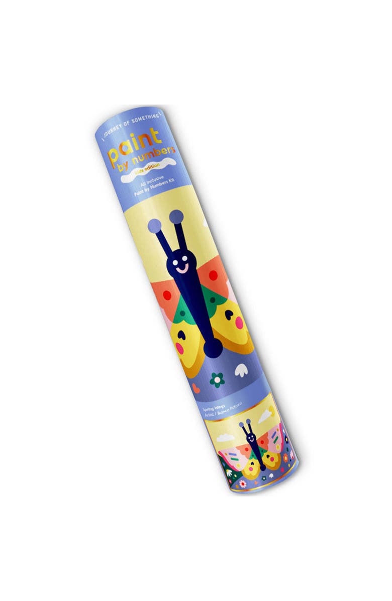Journey of Something Paint By Numbers, Spring Wings Art Craft Kit, 8.3 x 11.7 Inches, Alternate, color, Multicolored