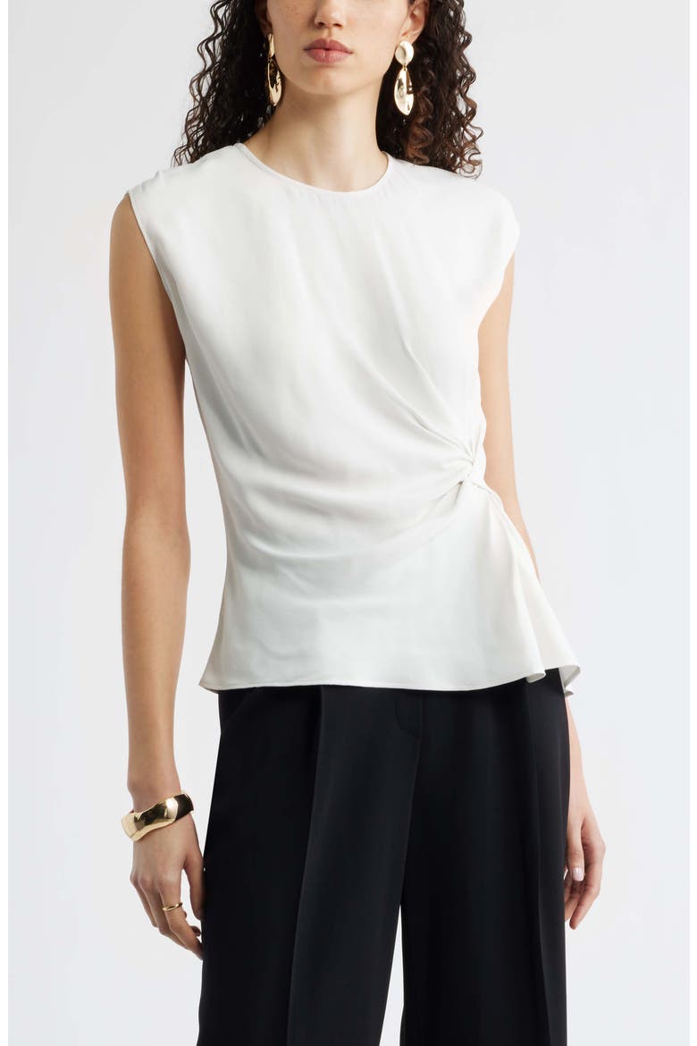 Side Twist Top, Main, color, IVORY TOFU
